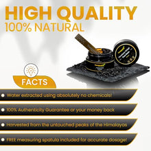 Load image into Gallery viewer, Himalayan Shilajit Resin | Purest Form | 68% Fulvic Acid | Lab Tested | 100% Authenticity | 20 Grams | Vegan | Immunity, Focus, Performance |
