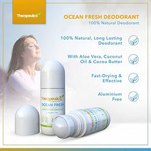 Load image into Gallery viewer, 100% Natural Vegan Roll-On Deodorant | Ocean Fresh | Fresh Unisex Roll-on Deodorant | No Sulfates, Parabens, Aluminium | Travel Friendly