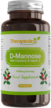 Load image into Gallery viewer, D-Mannose Capsules | Vegan | 1000mg Serving | No Preservatives, Fillers, Binders | Non-GMO | Made in UK | Split Dose | 36mg Proanthocyanidins