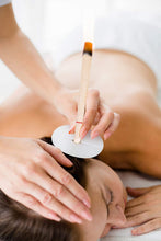 Load image into Gallery viewer, Therapeutico Natural Organic 100% Beeswax Hopi Ear Candles with FREE EBOOK |10 Hand-Crafted Candles | Medical Grade With Safety Disc and Double Wax Filter | Relaxing |