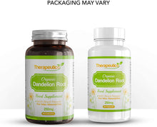 Load image into Gallery viewer, Organic Dandelion Root Capsules with Black Pepper | 60 Veg Caps | Maximum Absorption | SA Certified | No Preservatives | Made in UK | Vegan