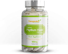 Load image into Gallery viewer, ORGANIC Psyllium Husk Capsules | 150 Veg Caps | 500mg | No Binders, Fillers, Additives | Digestion, Constipation Relief, Weight Loss | Made In UK | Certified Organic By Soil Association | Vegan