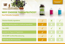 Load image into Gallery viewer, Saw Palmetto Complex with Biotin 10,000mcg, Zinc & Pumpkin Seed | High Strength | 20:1 Extract | 90 Caps | No Preservatives, Fillers | Vegan | Non-GMO