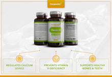 Load image into Gallery viewer, Clean Vitamin D3 | 2000IU | 50 μg | No Artificial Fillers, Additives | Clean Healthy Source | 90 Veg Capsules | UK Made |