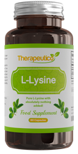 Load image into Gallery viewer, L-Lysine Capsules | Split Dose | 1000mg Serving | Easy Swallow Capsules | 60 Vegan Capsules | UK Made | No Binders, Fillers, Additives