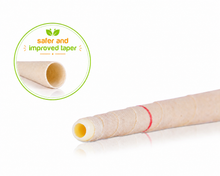 Load image into Gallery viewer, Therapeutico Natural Organic 100% Beeswax Hopi Ear Candles with FREE EBOOK |10 Hand-Crafted Candles | Medical Grade With Safety Disc and Double Wax Filter | Relaxing |
