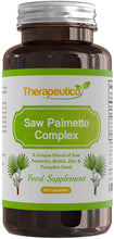 Load image into Gallery viewer, Saw Palmetto Complex with Biotin 10,000mcg, Zinc &amp; Pumpkin Seed | High Strength | 20:1 Extract | 90 Caps | No Preservatives, Fillers | Vegan | Non-GMO
