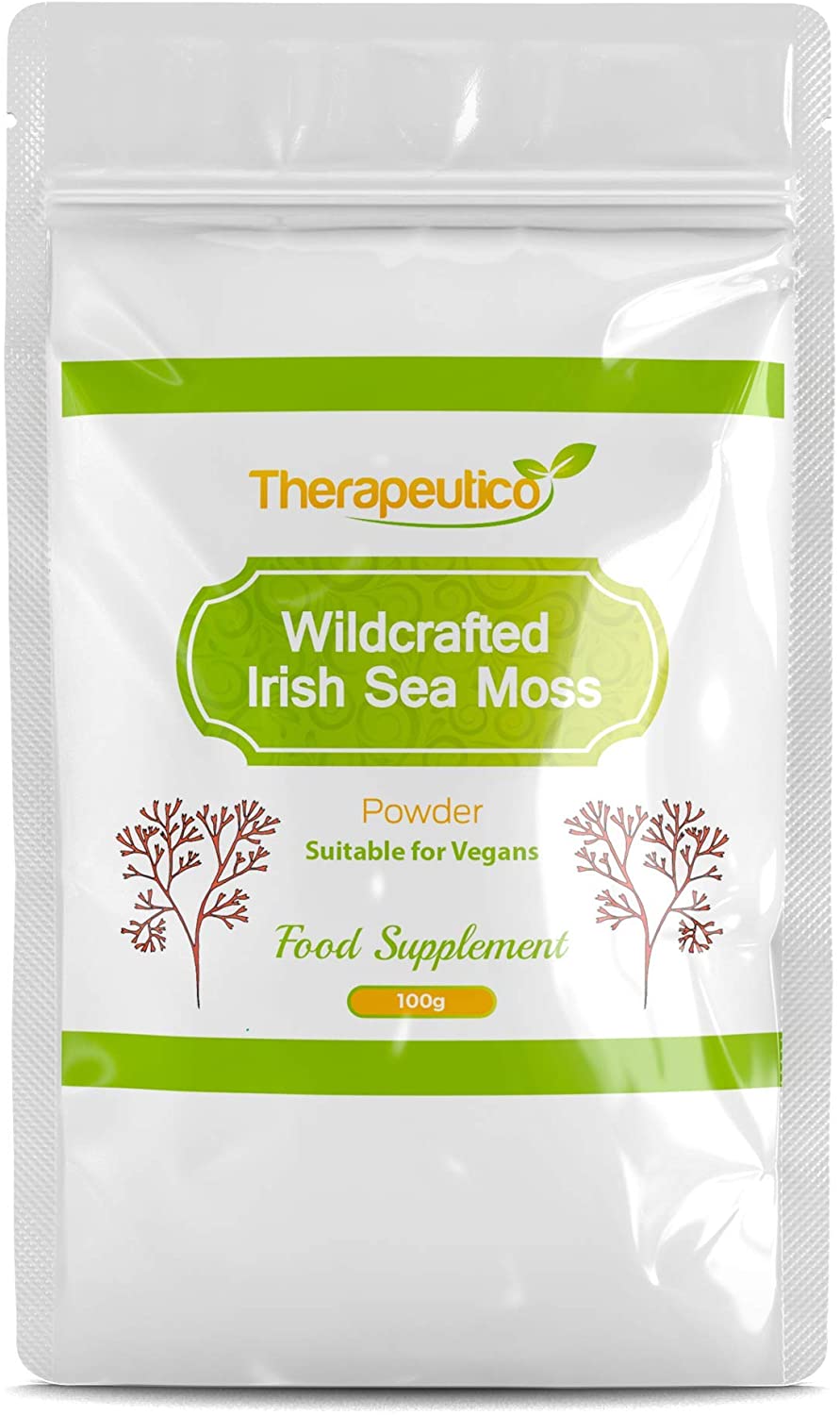 Sea Moss Powder | Raw | 100g | Wild Harvested | 100% Pure Sea Moss | No Additives, Preservatives | Vegan | UK Made