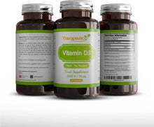 Load image into Gallery viewer, Clean Vitamin D3 | 2000IU | 50 μg | No Artificial Fillers, Additives | Clean Healthy Source | 90 Veg Capsules | UK Made |
